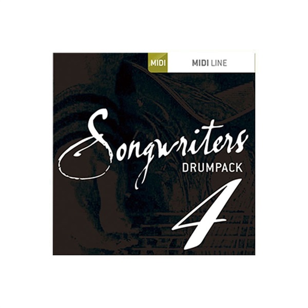 TOONTRACK DRUM MIDI - SONGWRITERS DRUMPACK 4(オンライン納品)(2時間以内に納品)