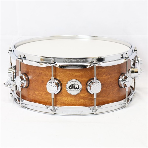 dw Collector's Pure Maple Snare Drum VLT 14×5.5／Honey Satin Oil