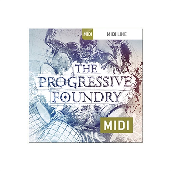 TOONTRACK DRUM MIDI - THE PROGRESSIVE FOUNDRY(オンライン納品)(2時間以内に納品)
