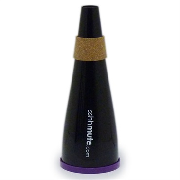 ブレンナー / sshhmute Practice Mute Purple トランペット、コルネット用 ミュート【受注生産カラー】