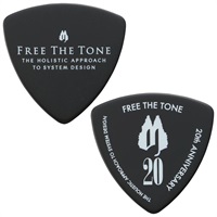 FREE THE TONE 20th Anniversary Pick BK/White