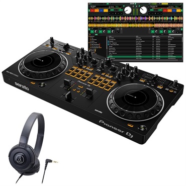 DDJ-REV1 + ATH-S100BK ヘッドホンセット 【無償ダウンロード版Serato DJ Lite対応】