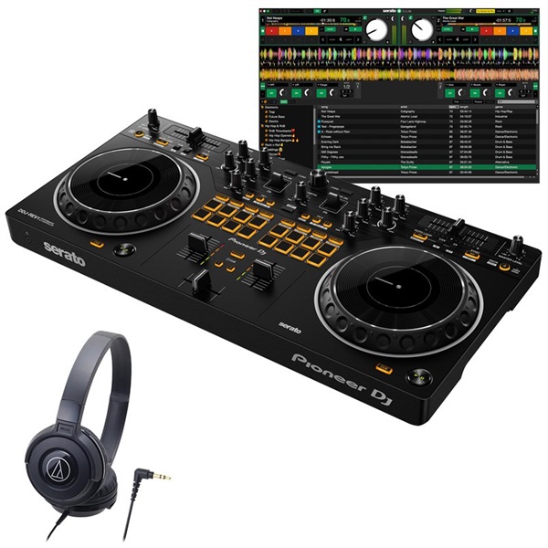 DDJ-REV1 + ATH-S100BK ヘッドホンセット 【無償ダウンロード版Serato DJ Lite対応】の商品画像