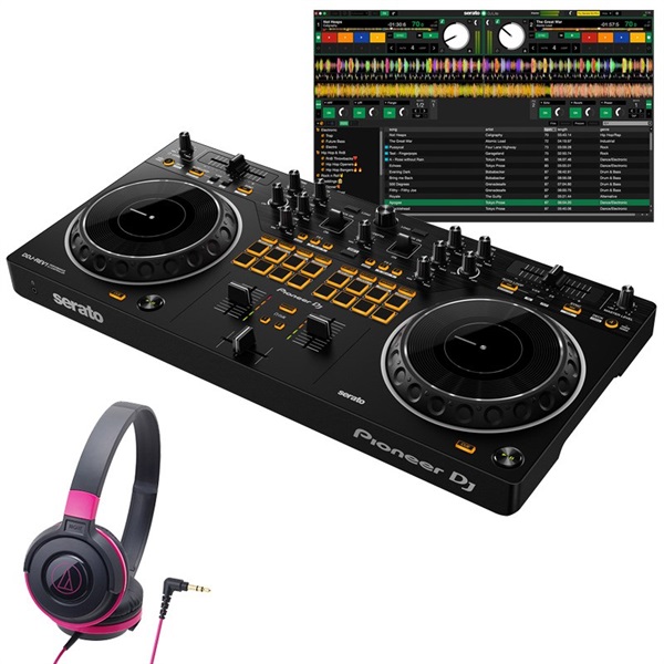 DDJ-REV1 + ATH-S100BPK ヘッドホンセット 【無償ダウンロード版Serato DJ Lite対応】の商品画像