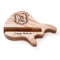 Wooden Phone Holder Figured Maple Limited #5 (Flame Maple / Mahogany)
