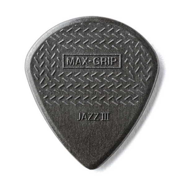 Dunlop (Jim Dunlop) 471N MAX GRIP JAZZ III Pick (カーボンファイバー・グレー)