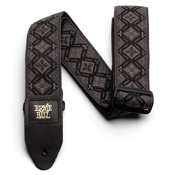 ERNIE BALL REGAL BLACK JACQUARD STRAP [#P04093]