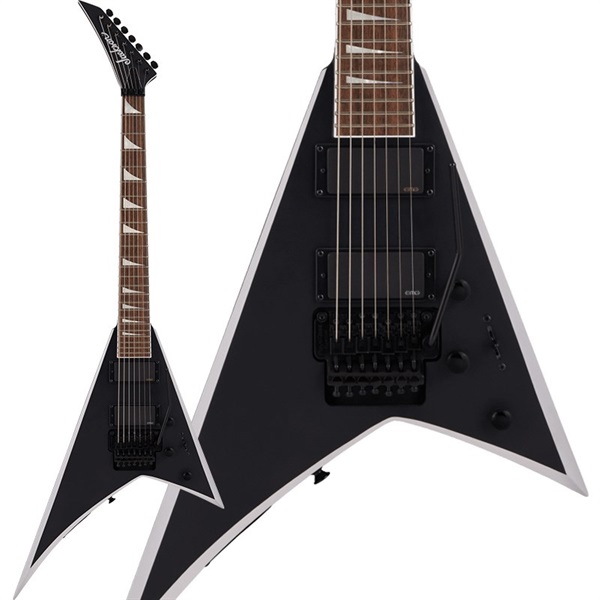 Jackson/X Series Rhoads RRX24-MG7 Satin Black with Primer Gray Bevels 