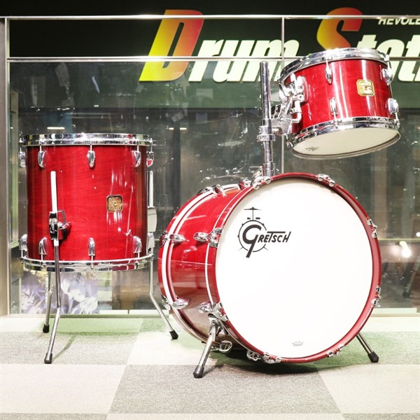 GRETSCH 【値下げしました！】80's USA 3pc Drum Kit -Rosewood Gloss