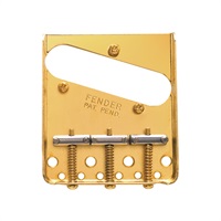 3-SADDLE AMERICAN VINTAGE TELECASTER(R) BRIDGE ASSEMBLY (GOLD)[#0990806200]