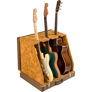 Fender USA FENDER(R) CLASSIC SERIES CASE STAND 3 GUITAR (BROWN) (#0991023522)
