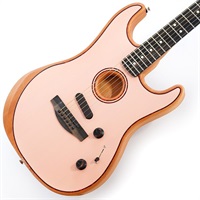 FSR American Acoustasonic Stratocaster (Shell Pink/Ebony Fingerboard)