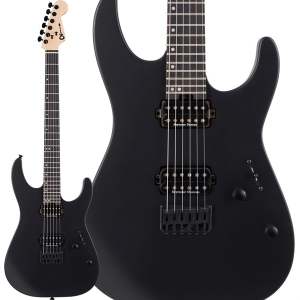 Charvel Pro-Mod DK24 HH HT E Ebony Fingerboard Satin Black