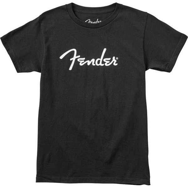 Fender 【創業50周年大決算SALE】 Fender Spaghetti Logo T-Shirt Black L