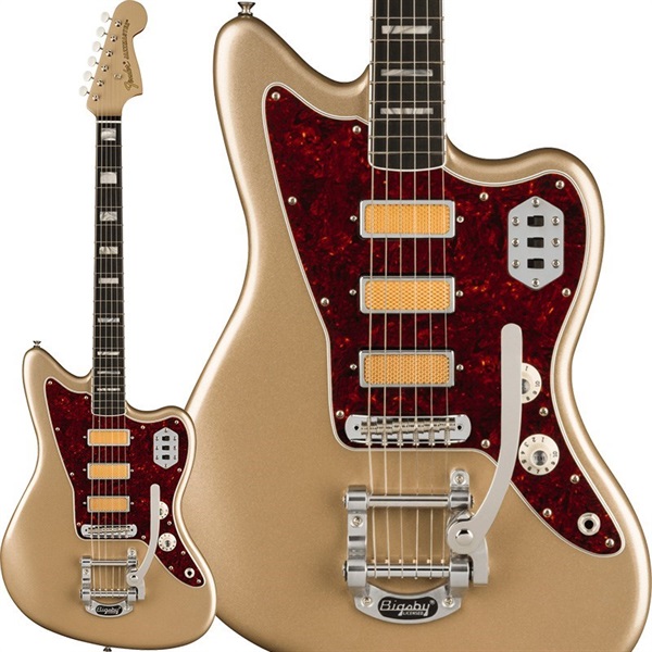 Fender MEX Gold Foil Jazzmaster (Shoreline Gold) ｜イケベ楽器店 