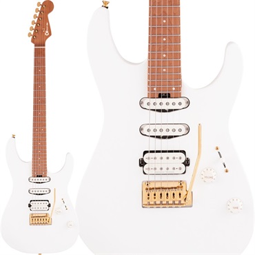 Pro-Mod Series DK24 HSS 2PT CM (Snow White/Caramelized Maple)