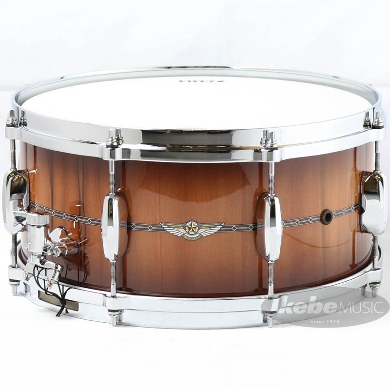 TAMA STAR Mahogany Snare Drum 14×6.5 Tineo outer ply [THS1465SCTB