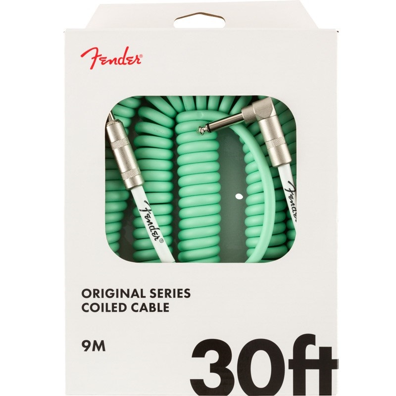 Fender USA ORIGINAL SERIES COIL CABLE 30FEET (SURF GREEN