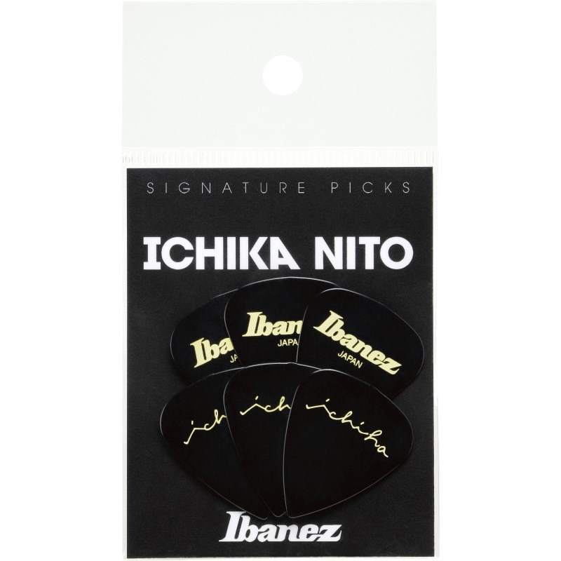 Ibanez Ichika Nitoシグネチャー･ピック6枚パック[P1000ICHI-BK]