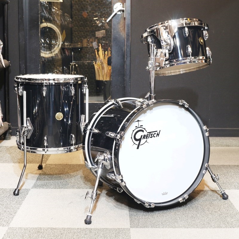 Gretsch Drums Hammered Black Steel Snare 14 x 8 in. | Guitar