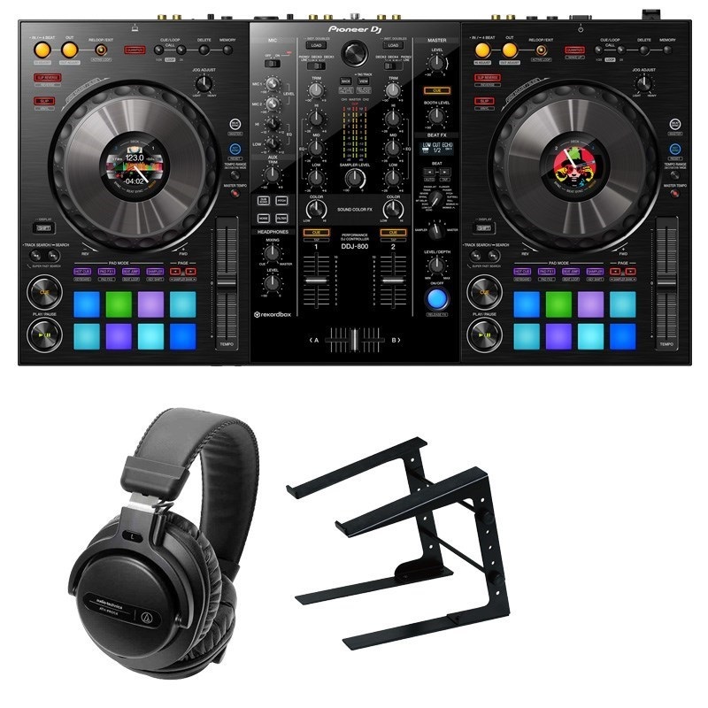 DDJ-800 + ATH-PRO5X DJヘッドホン付属SET 【ご購入特典 / DJアプリ紹介マンガ「マンガで学べる！rekodbox」プレゼント！】【無償ダウンロード版rekordbox対応】の商品画像