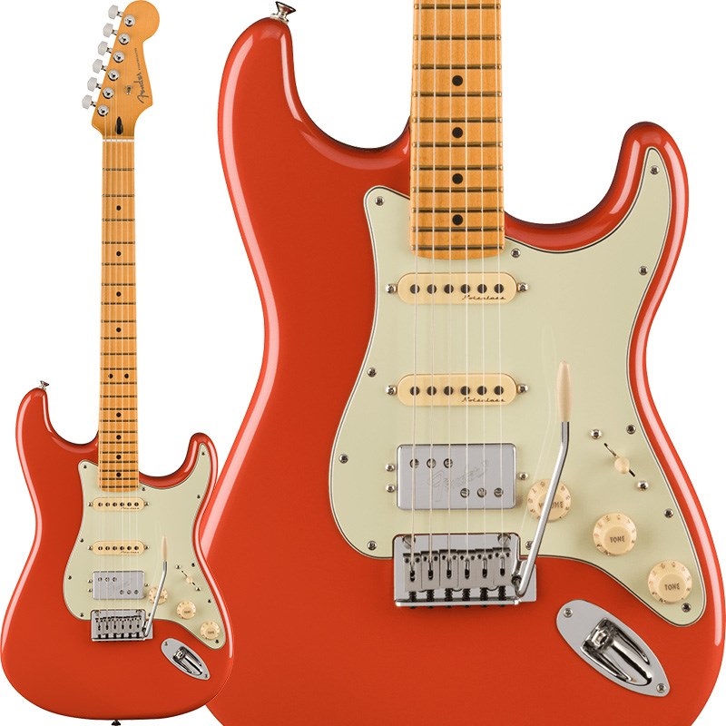 Fender MEX Player Plus Stratocaster HSS (Fiesta Red/Maple) [Made