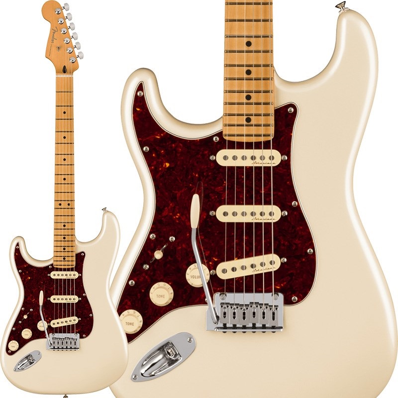 Fender MEX 【5月26日以降入荷予定】 Player Plus Stratocaster Left-Hand (Olympic Pearl/Maple) [Made In Mexico]
