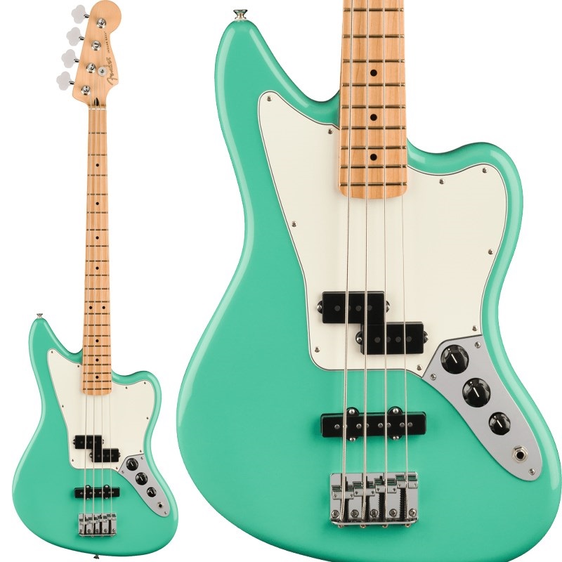 Player Jaguar Bass (Sea Foam Green/Maple) 【GWゴールドラッシュセール】の商品画像