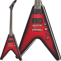 Dave Mustaine Prophecy Flying V Figured (Aged Dark Red Burst)