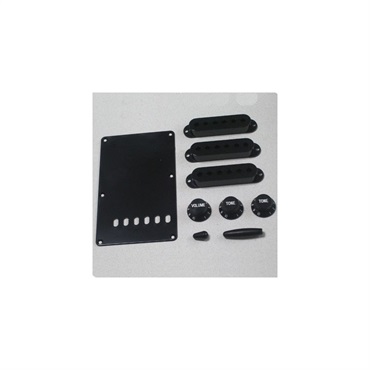 【創業50周年大決算SALE】 Selected Parts / Strat Black parts set [651]