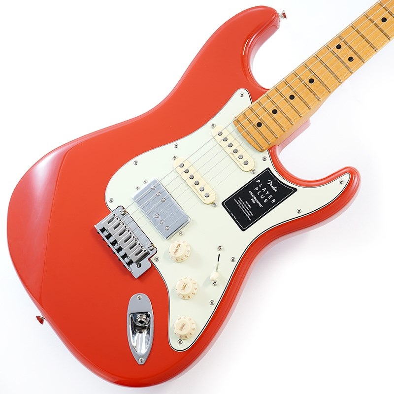 Fender MEX Player Plus Stratocaster HSS (Fiesta Red/Maple) [Made