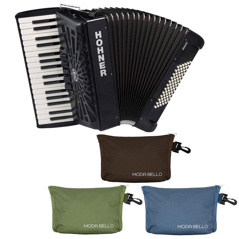 Amazon | HOHNER(ホーナー) Bravo III/96【アコーディオン】 (ブラック) | アコーディオン | 楽器・音響機器