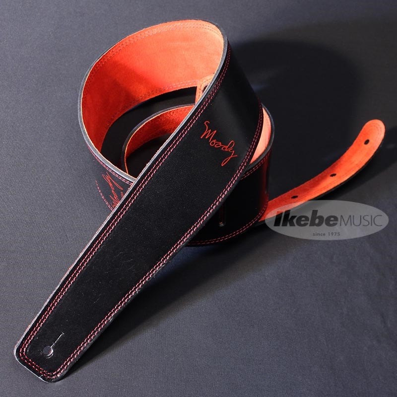 Moody Leather-Suede 2.5inch Standard Tail [Black-Red]