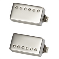 【ブラックフライデーセール】 Custombucker (Matched Set，Double Black，True Historic Nickel Covers，2-Conductor，Unpotted，Alnico III) [Historic Collection / PUCBDBNC2-SET]