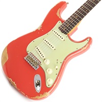 2023 Collection Time Machine 1960 Stratocaster Heavy Relic Aged Fiesta Red【SN.CZ572330】【IKEBE Order Model】
