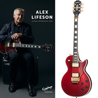 Alex Lifeson Les Paul Custom Axcess Quilt (Ruby)