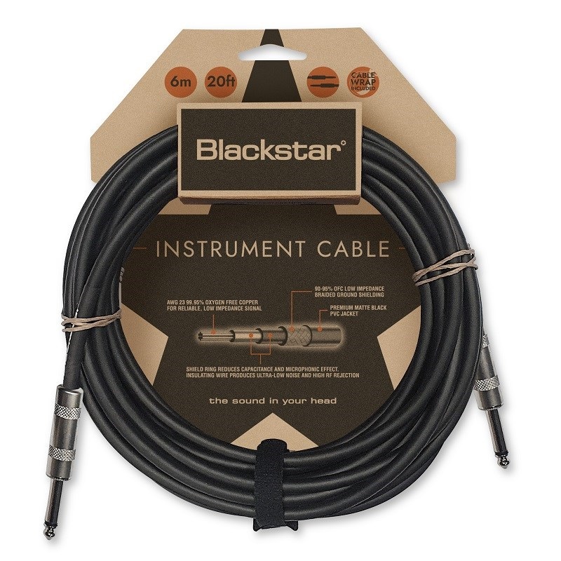 Blackstar 【GW激得セール】 Standard Instrument Cable 6m (S/S)