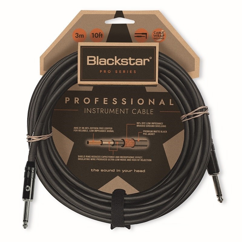 Blackstar 【GW激得セール】 Professional Instrument Cable 3m (S/S)