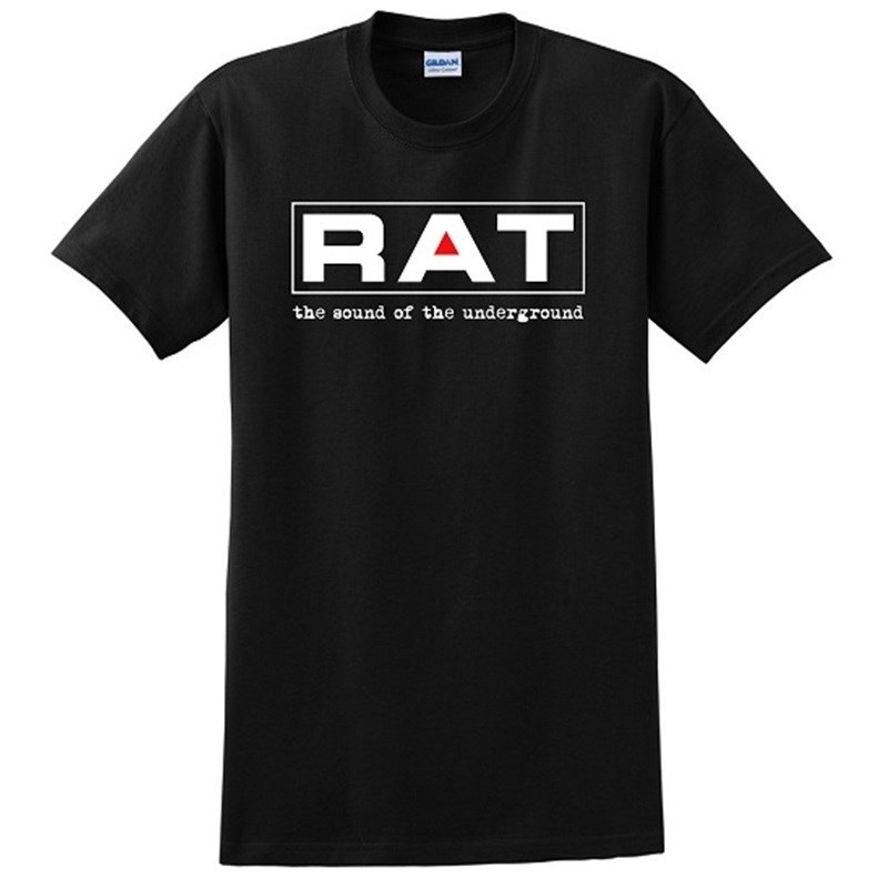 Pro-co RAT LOGO BLACK Tシャツ (Lサイズ)