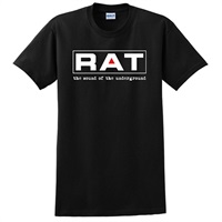 RAT LOGO BLACK Tシャツ (Lサイズ)