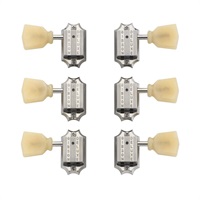 Vintage Nickel Machine Heads， Yellow Buttons[PMMH-050]