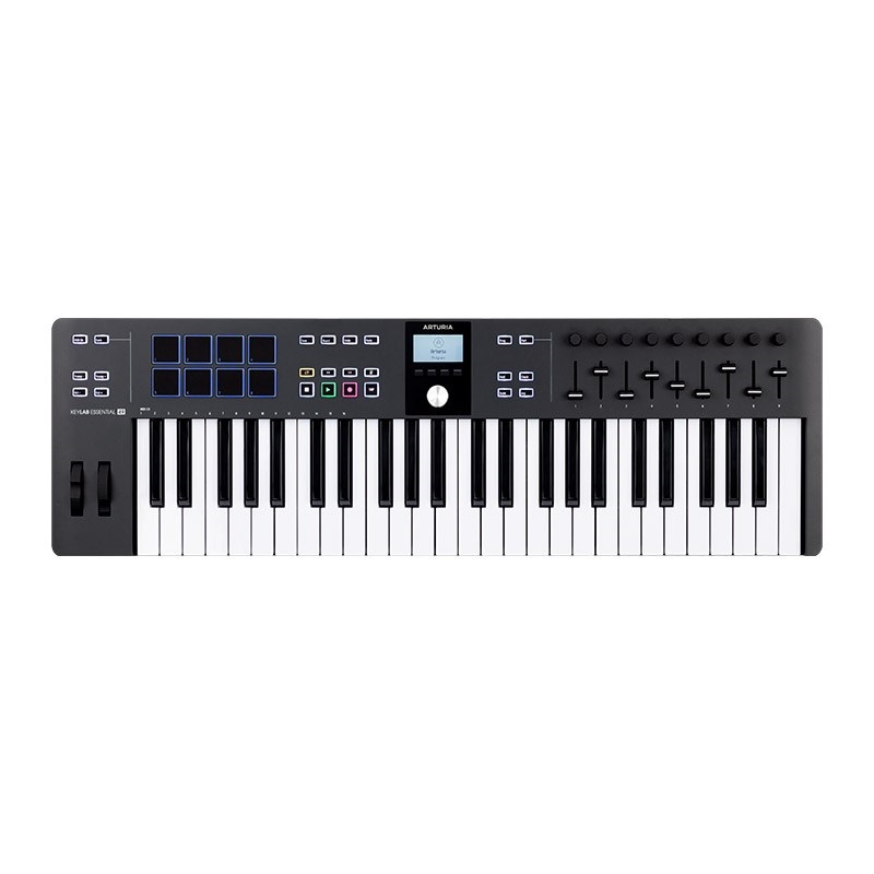 Arturia 【GW激得セール】KeyLab Essential 49 mk3 BK (KEYLAB ESN 49 MK3 BK)(USB・MIDIコントローラー)(アートリア)