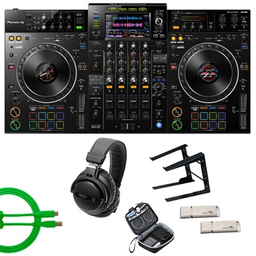 XDJ-XZ + ヘッドホン ATH-PRO5X付属 7点セット 【無償ダウンロード版rekordbox & serato DJ Pro対応】【初心者向け教則動画付属】