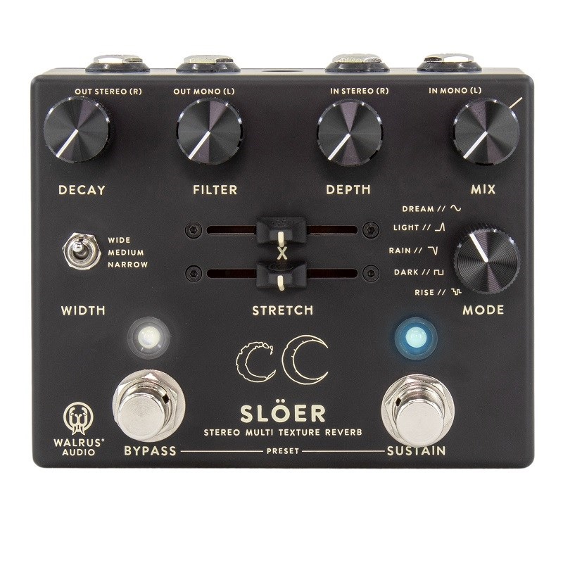 WALRUS AUDIO Sloer Stereo Ambient Reverb (Black)