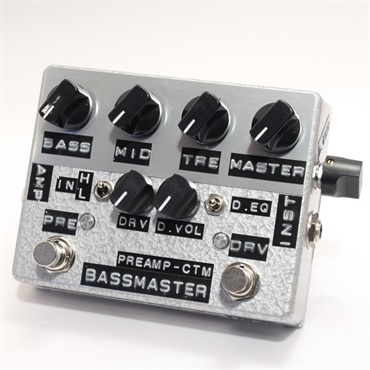 shin's music Bass Master Preamp Custom In.Atn Sw/D.EQ Sw Silver