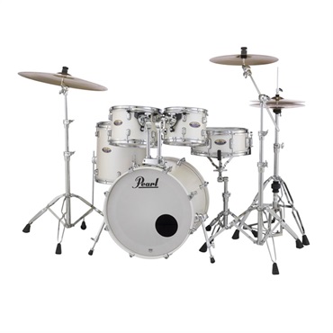 Pearl DMP825S/C-2CSN #229[Decade Maple Ready Set Go  ～Two Crash Cymbal Version～ / White Satin Pearl] 【シンバル付きドラムフルセット】