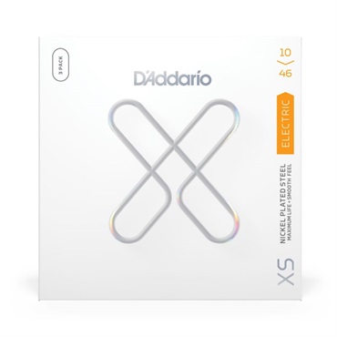 D’Addario XS Nickel Strings 3 Pack [XSE1046-3P/Regular Light 10-46]