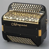 F4-96 Black Sparkle Gold (フレンチタイプボタン式アコーディオン)