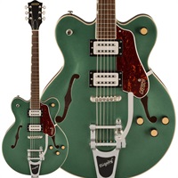 G2622T Streamliner Center Block Double-Cut with Bigsby Broad’Tron BT-3S Pickups (Steel Olive/Laurel)