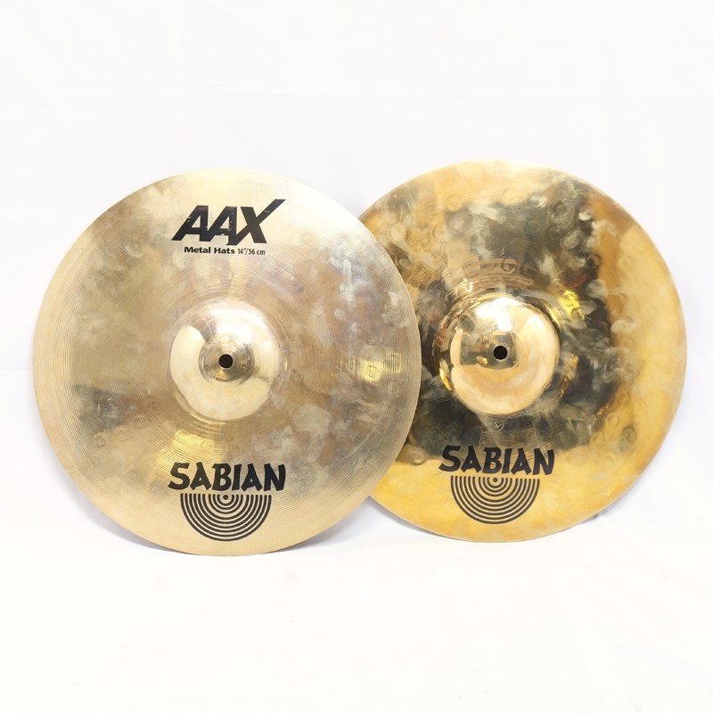 SABIAN USED 中古 AAX Metal Hats 14 Brilliant pair [AAX-14MEH-B